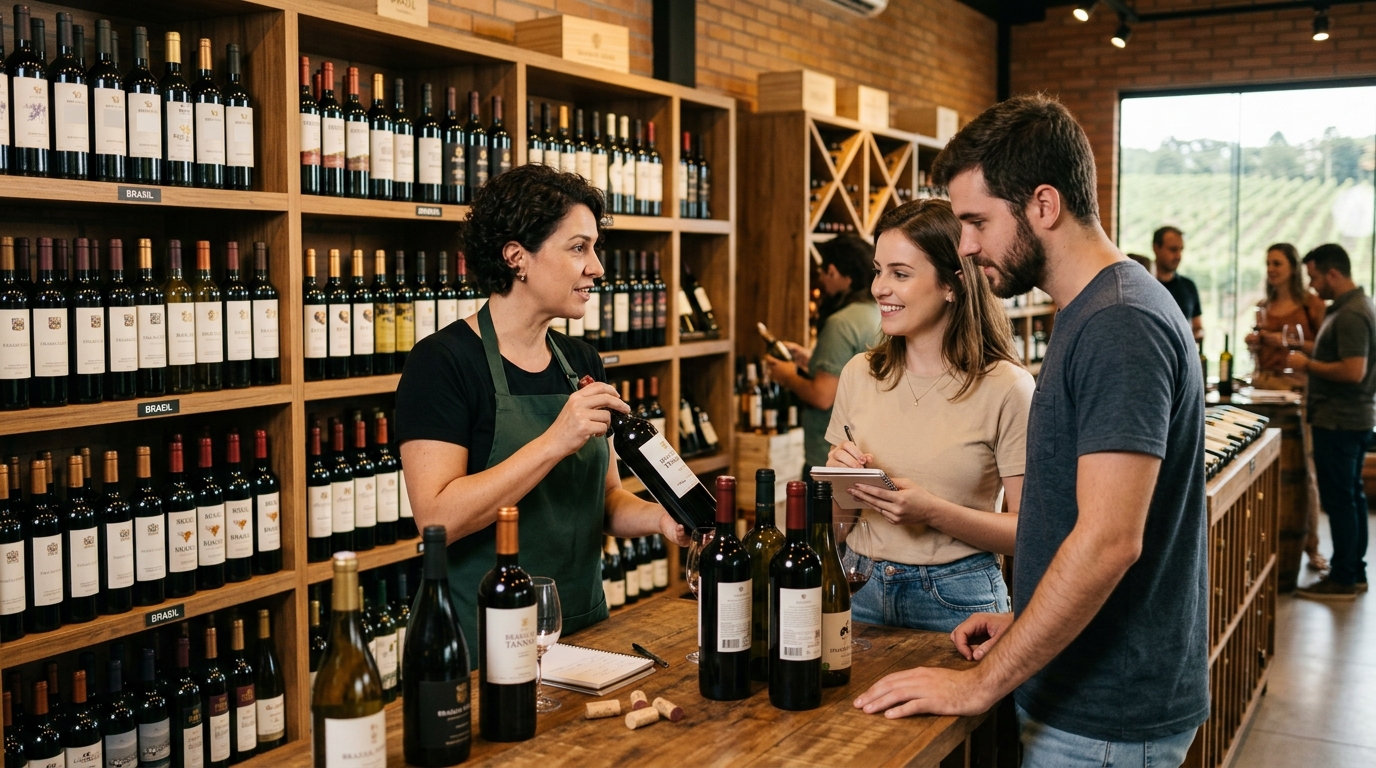 Ilustração: Por Que Escolher Vinhos Brasileiros para o Verão de 2026? - Vinhos de Verão Brasileiros para Iniciantes: Frescor e Leveza em 2026