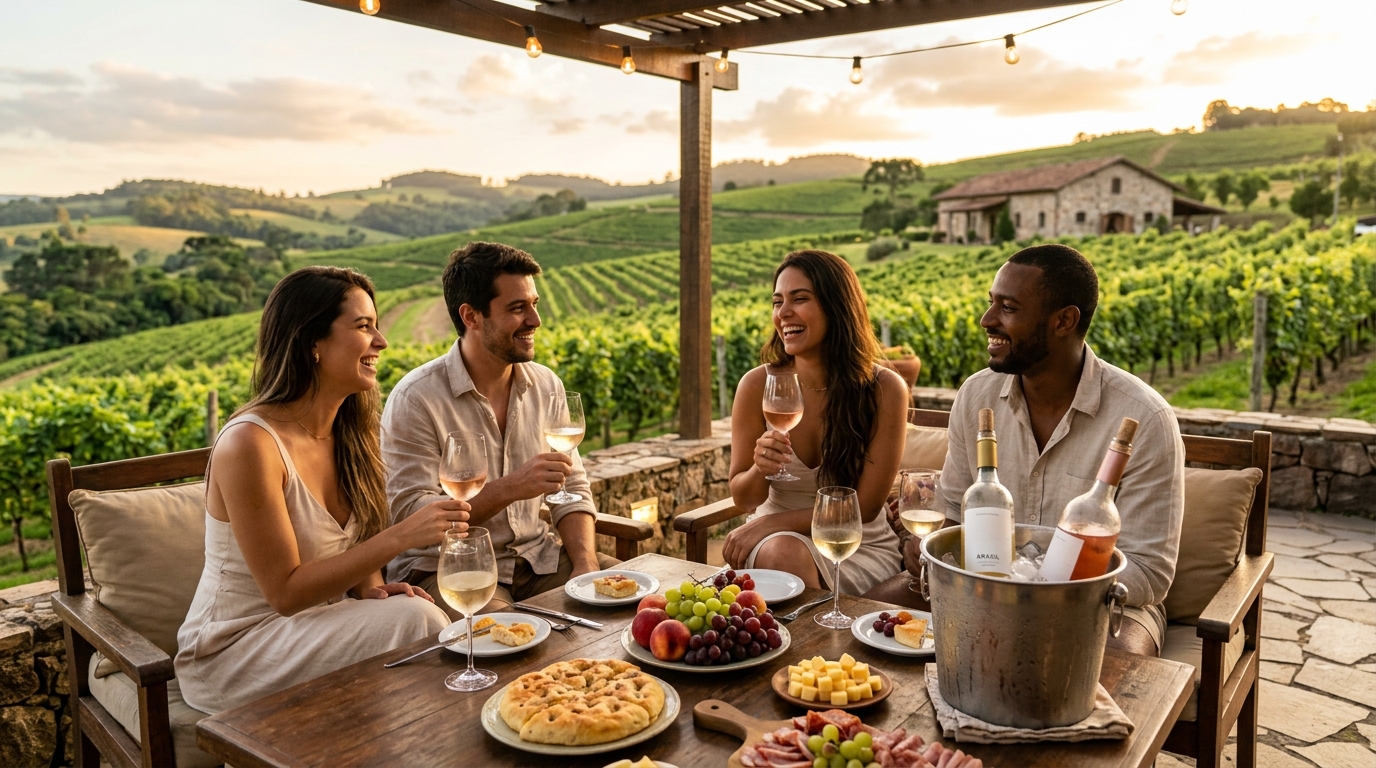 Ilustração: O Que Define um Vinho de Verão Ideal para 2026? - Vinhos de Verão Brasileiros para Iniciantes: Frescor e Leveza em 2026 (Guia Completo)