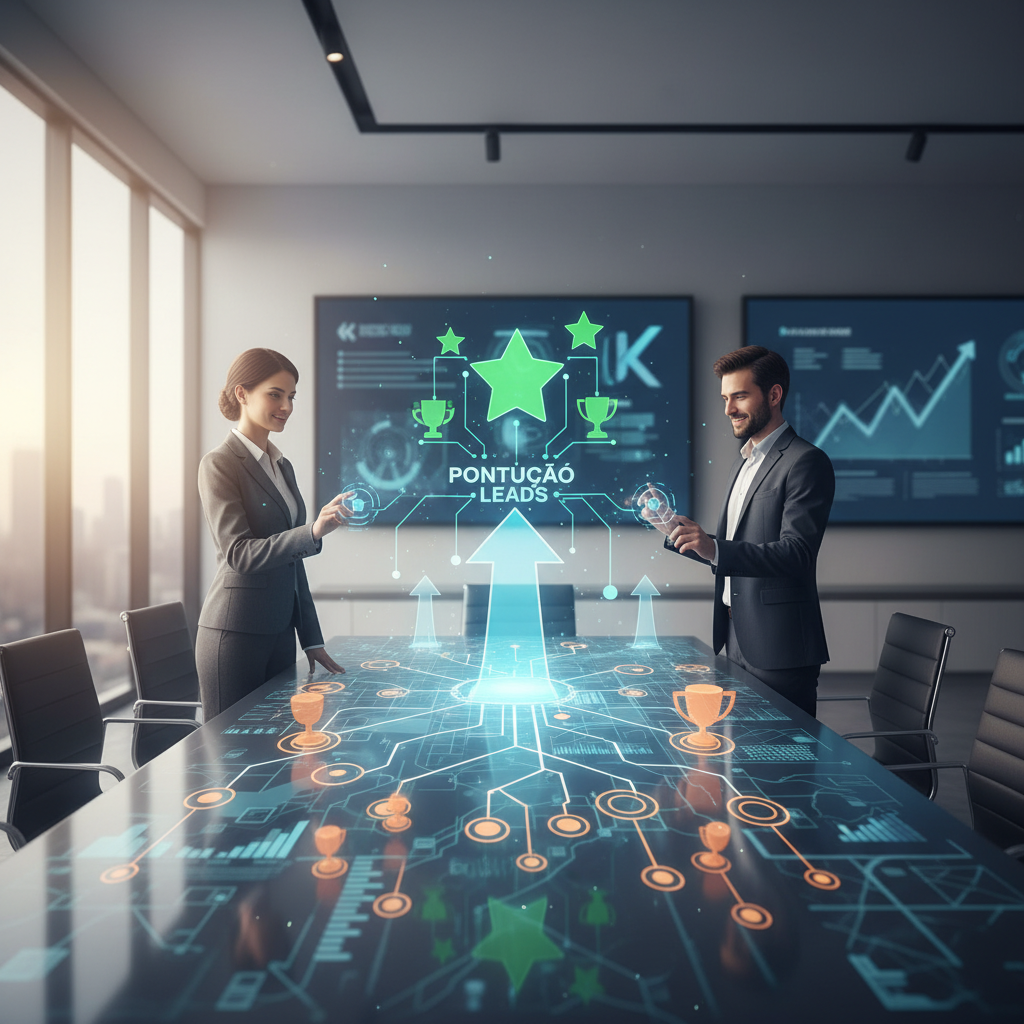 Ilustração: O Que é Pontuação de Leads (Lead Scoring) e Sua Relevância para Vendas? - Como Automatizar a Pontuação de Leads no Kommo CRM: Guia Prático para Vendas Mais Inteligentes