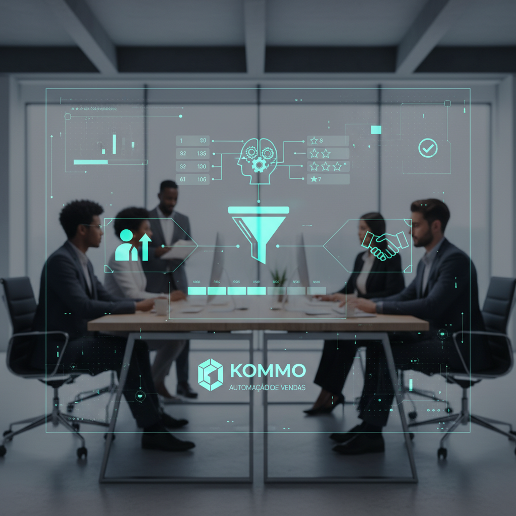Ilustração: Por Que Automatizar a Pontuação de Leads no Kommo CRM? - Como Automatizar a Pontuação de Leads no Kommo CRM: Guia Prático para Vendas Mais Inteligentes
