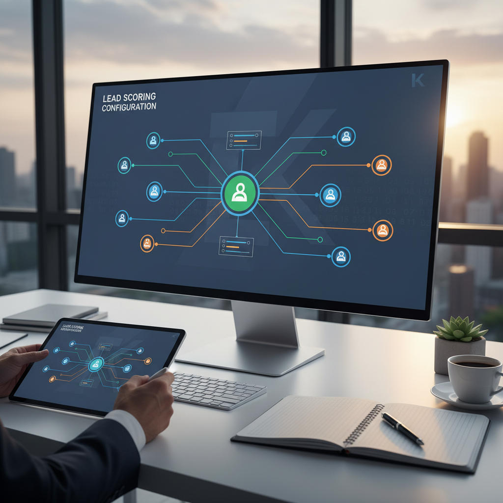Ilustração: Configurando a Pontuação de Leads no Kommo CRM: Guia Passo a Passo - Como Automatizar a Pontuação de Leads no Kommo CRM: Guia Prático para Vendas Mais Inteligentes