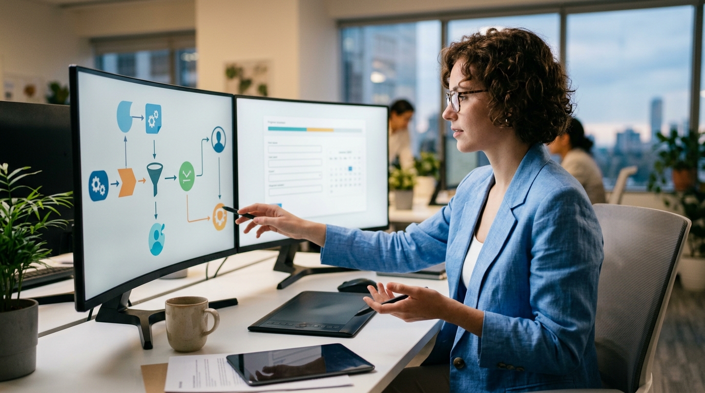 Ilustração: Passo a Passo: Criando Seu Primeiro Formulário Web no Kommo CRM - Como Criar Formulários Web Eficazes no Kommo CRM para Captura de Leads Qualificados