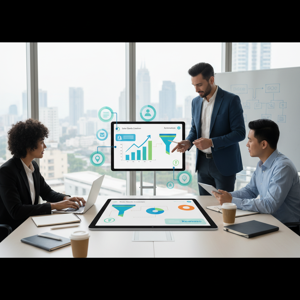 Ilustração: Criando Metas de Vendas no Kommo CRM: Um Guia Passo a Passo - Otimize Suas Vendas: Guia Completo para Criar e Gerenciar Metas no Kommo CRM