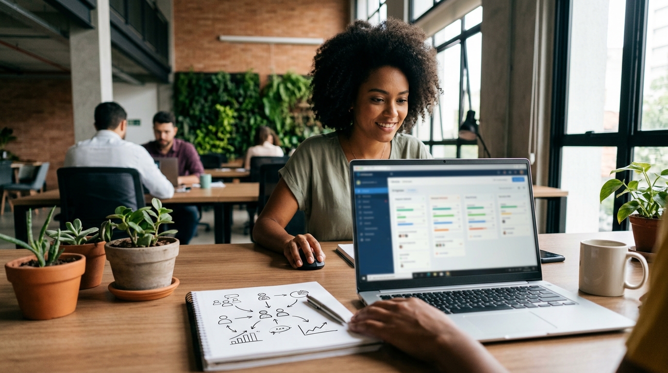 Ilustração: Primeiros Passos: Criando Condições Simples no Salesbot Kommo - Domine Salesbots Kommo: Lógica Condicional Avançada para Automação Personalizada