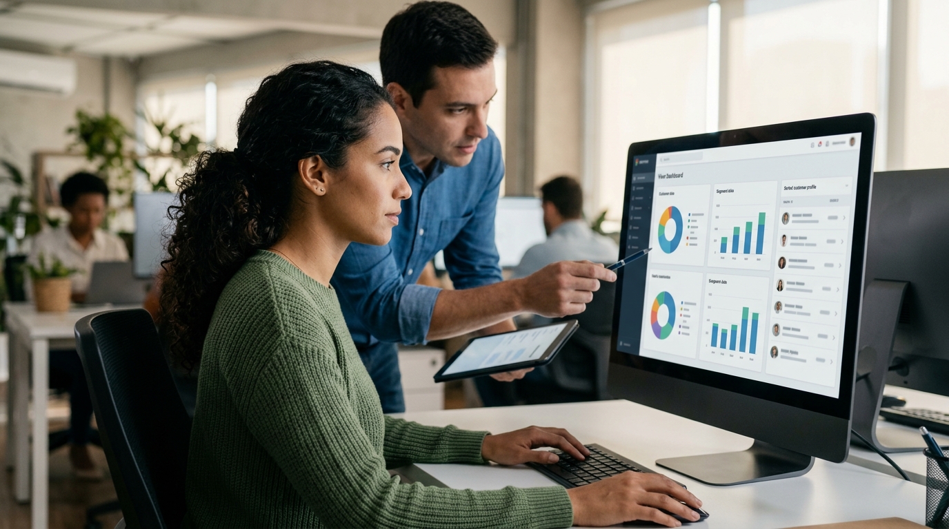 Ilustração: Por Que a Segmentação de Clientes é Essencial no Kommo CRM? - Segmentação Avançada de Clientes no Kommo CRM: Guia Completo para Campanhas Personalizadas