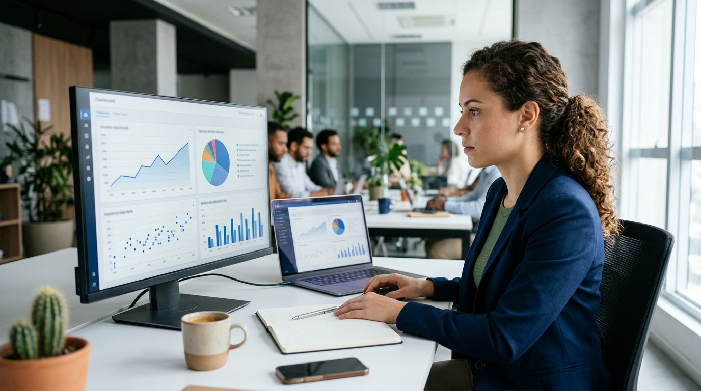 Ilustração: Monitoramento, Análise e Otimização Contínua do Sistema - Como Criar um Sistema de Gamificação de Vendas no Kommo CRM: Guia Completo para Motivar sua Equipe e Aumentar Resultados