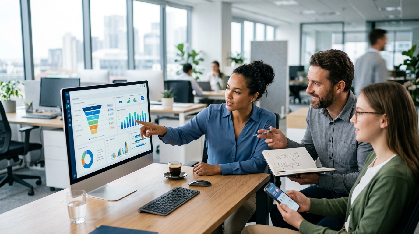 Ilustração: Maximizando Suas Vendas com o Kommo CRM e o Catálogo de Produtos - Kommo CRM: Guia Completo para Gerenciar Catálogo de Produtos e Otimizar Vendas