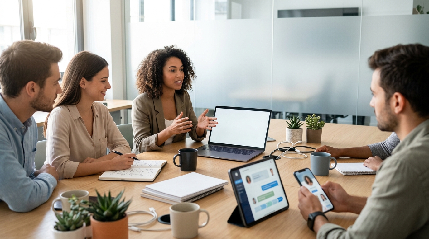 Ilustração: Benefícios de Integrar Instagram Direct e Facebook Messenger com Kommo CRM - Como Gerenciar Mensagens do Instagram Direct e Facebook Messenger no Kommo CRM