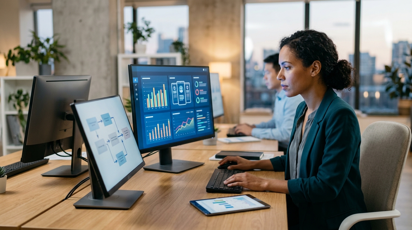 Ilustração: Monitoramento e Otimização Contínua do Seu Programa de Fidelidade - Kommo CRM: Guia Completo para Gerenciar Programas de Fidelidade e Retenção de Clientes