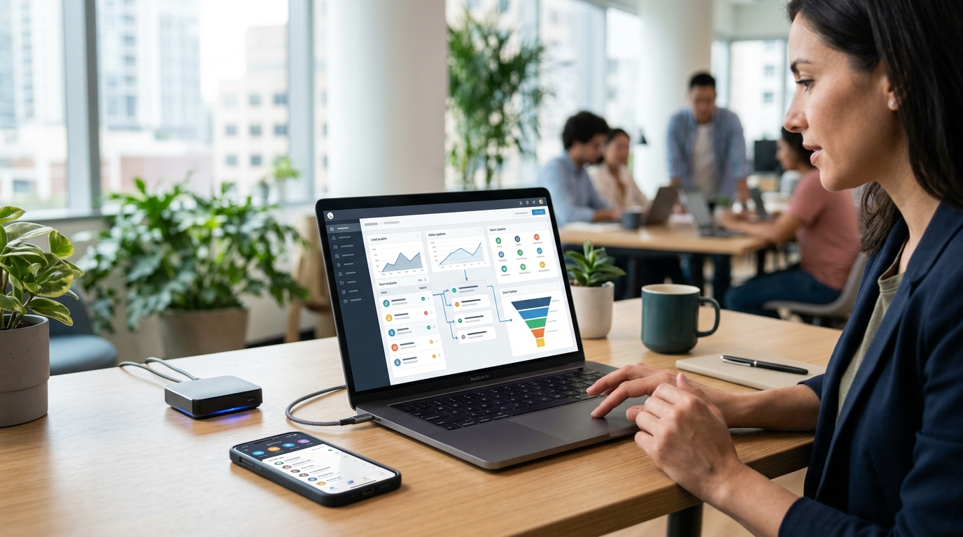 Ilustração: Métodos para Conectar Kommo CRM e Asana - Integre Kommo CRM e Asana: Otimize a Gestão de Tarefas e Colaboração em Vendas