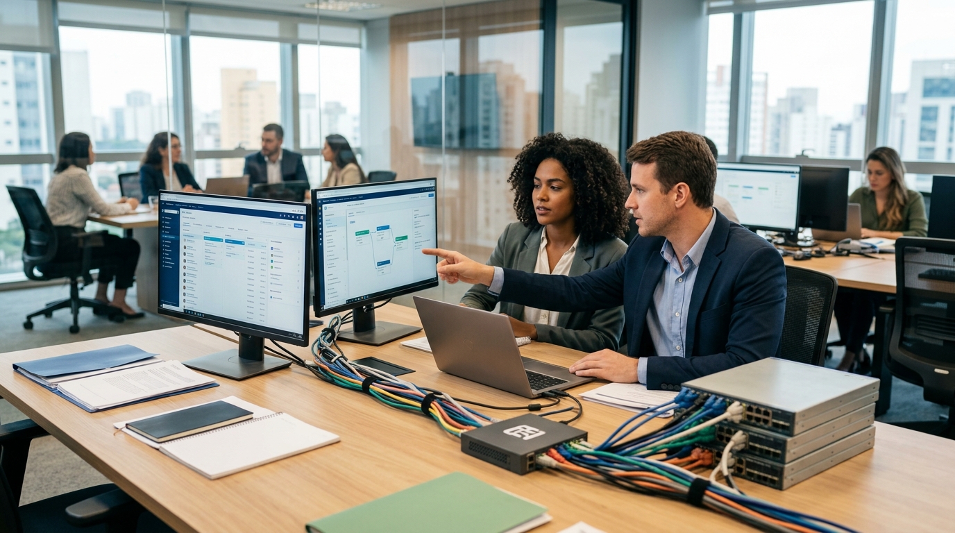 Ilustração: Preparação para a Migração: O Alicerce do Sucesso - Como Migrar Dados de Outro CRM para o Kommo: Guia Completo e Sem Perdas