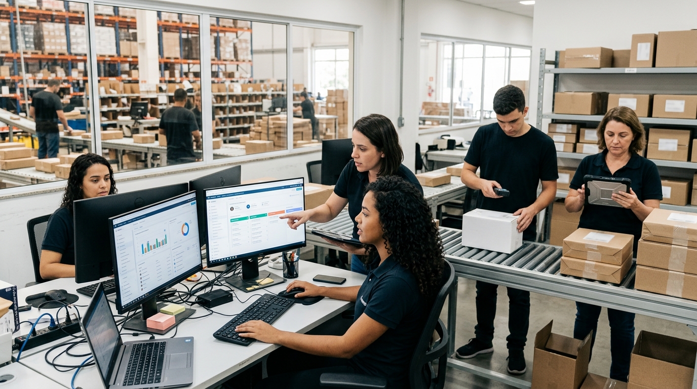 Ilustração: Execução na Black Friday: Maximizando Vendas com o Kommo - Maximizando Vendas na Black Friday com Kommo CRM: Automação e Campanhas Eficazes