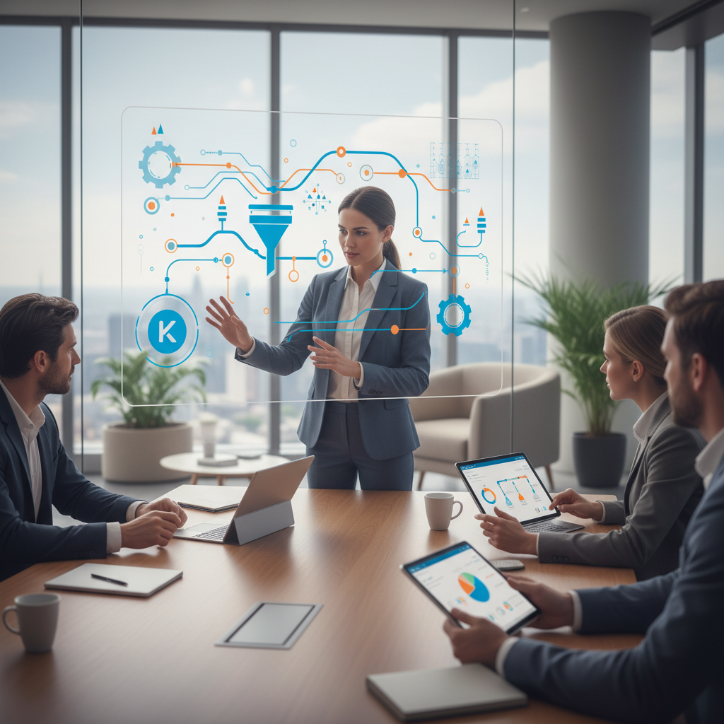 Ilustração: Refinando sua Estratégia de Qualificação de Leads no Kommo - Qualificação de Leads no Kommo CRM: Guia Passo a Passo para Vendas Eficazes