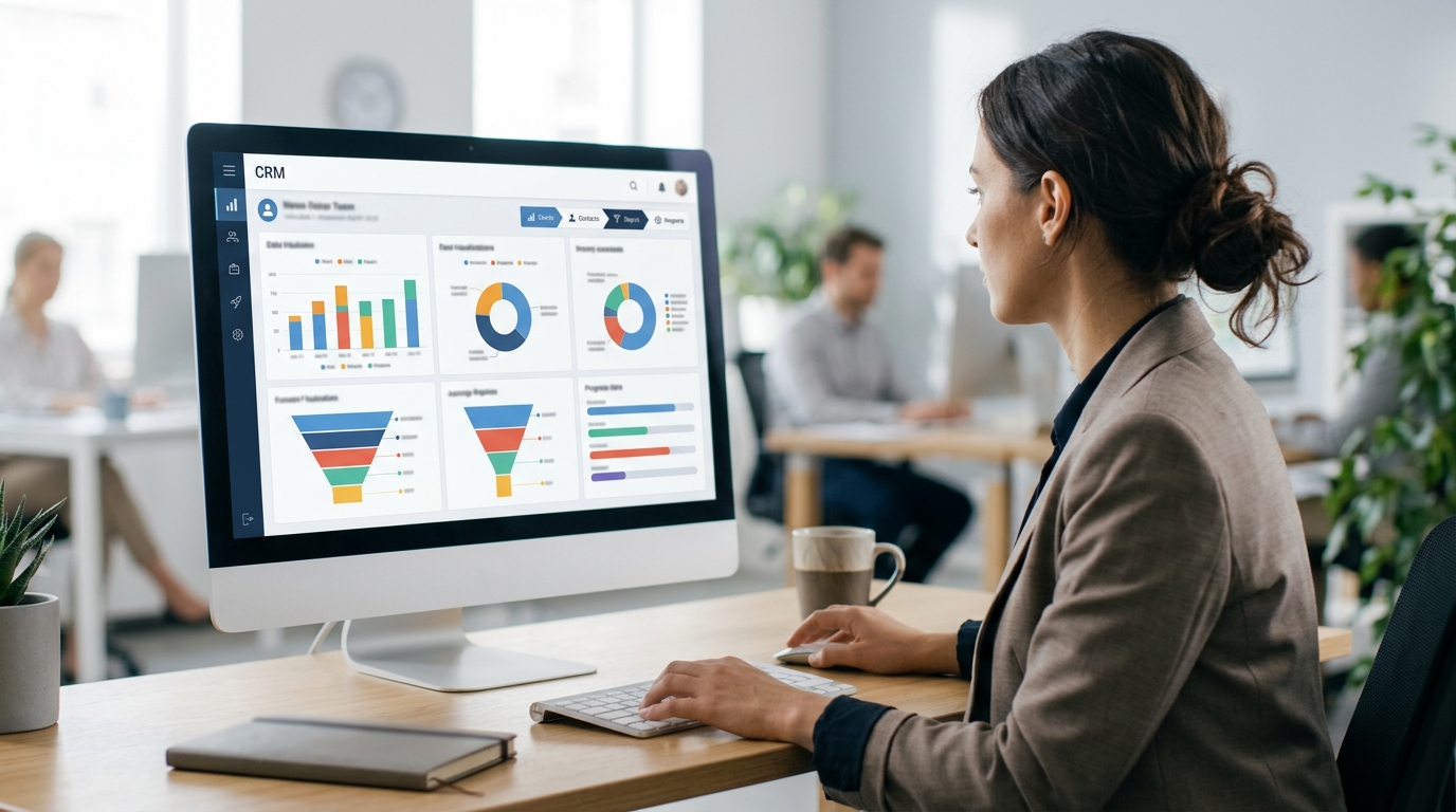 Ilustração: Analisando Dados de Abertura e Clique no Kommo CRM - Como Rastrear Aberturas e Cliques de E-mail no Kommo CRM: Guia Completo para Otimizar o Engajamento