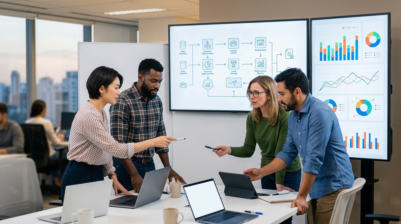 Ilustração: Análise e Melhoria Contínua do Seu Suporte com Kommo - Como Usar Kommo CRM para Suporte ao Cliente: Automação e Atendimento Pós-Venda Eficazes