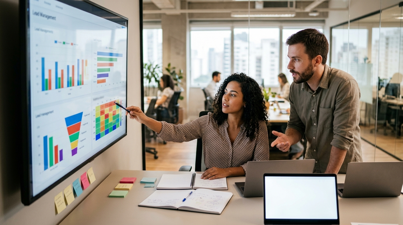 Ilustração: Desvendando a Pré-Qualificação de Leads B2B com Salesbot Kommo - Como Pré-Qualificar Leads B2B Complexos com Salesbot Kommo: Guia Completo para Vendas