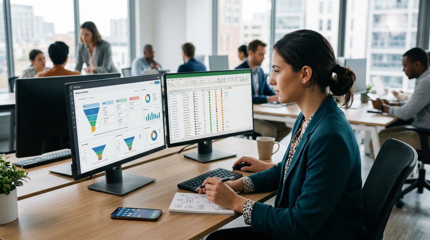 Ilustração: O Desafio da Qualificação de Leads B2B no Cenário Atual - Como Pré-Qualificar Leads B2B Complexos com Salesbot Kommo: Guia Completo para Vendas