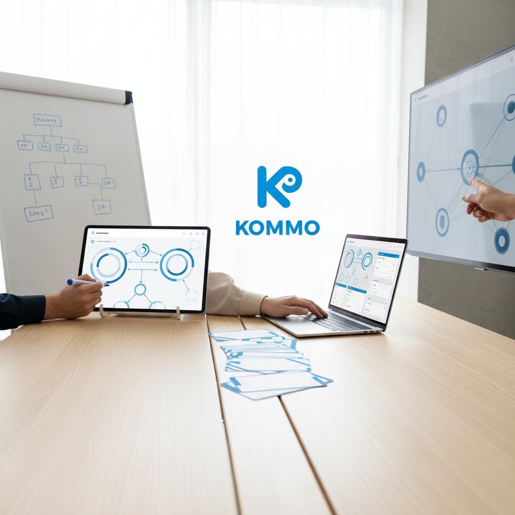 Ilustração: Guia Passo a Passo: Criando Seu Funil de Vendas no Kommo - Como Criar e Otimizar Funis de Vendas no Kommo CRM para Pequenas Empresas: Guia Completo