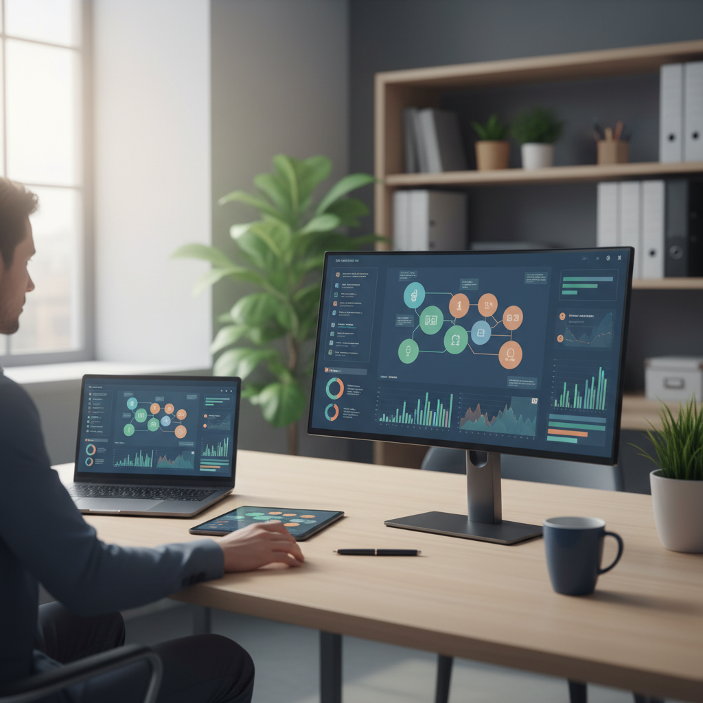 Ilustração: Criando Seu Primeiro Relatório Personalizado: Um Guia Passo a Passo - Como Criar Relatórios Personalizados no Kommo CRM: Guia Completo para Análise Avançada