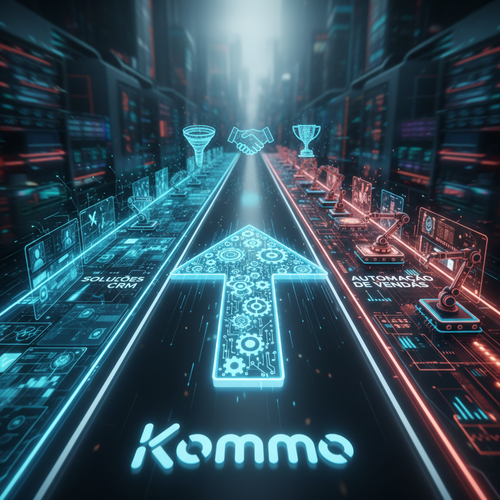 Ilustração: Acelerando o Ciclo de Vendas: Do Lead à Conversão com Salesbot - Kommo CRM Salesbot: Estratégias Avançadas para Automação de Nutrição de Leads e Vendas