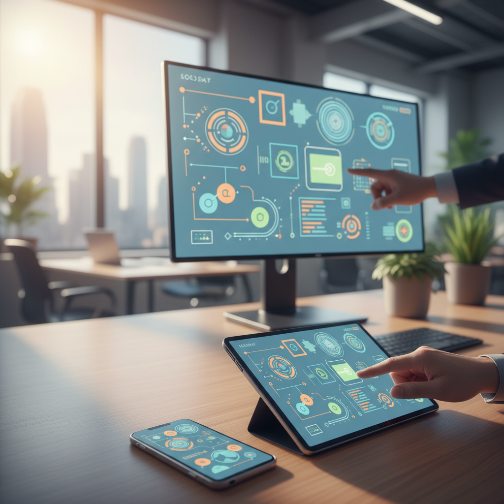 Ilustração: Por Que o Aplicativo Kommo CRM é Essencial para Vendas Móveis? - Kommo CRM no Celular: Guia Completo para Gerenciar Vendas e Aumentar Sua Produtividade Móvel