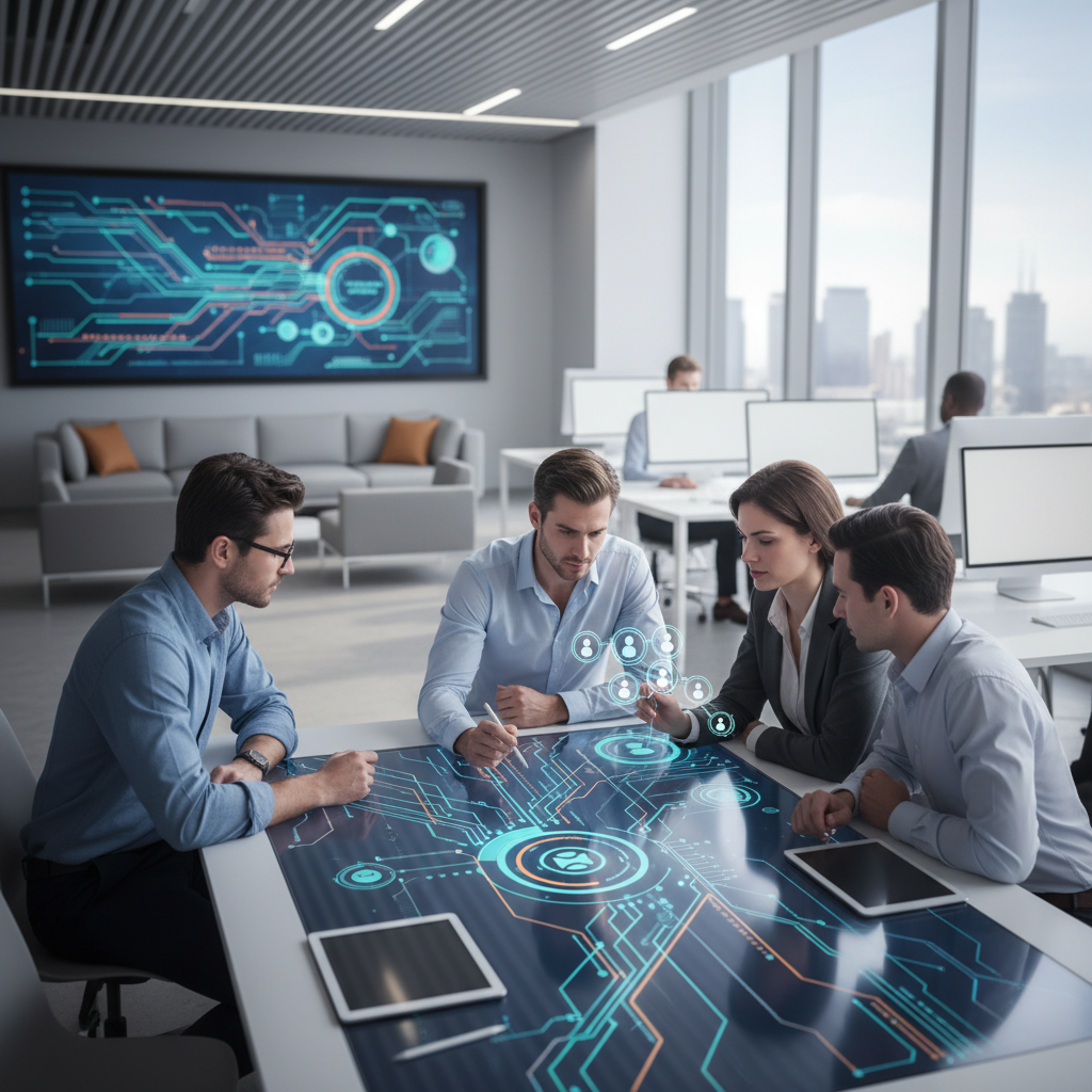 Ilustração: Gerenciando Leads e Contatos em Qualquer Lugar - Kommo CRM no Celular: Guia Completo para Gerenciar Vendas e Aumentar Sua Produtividade Móvel