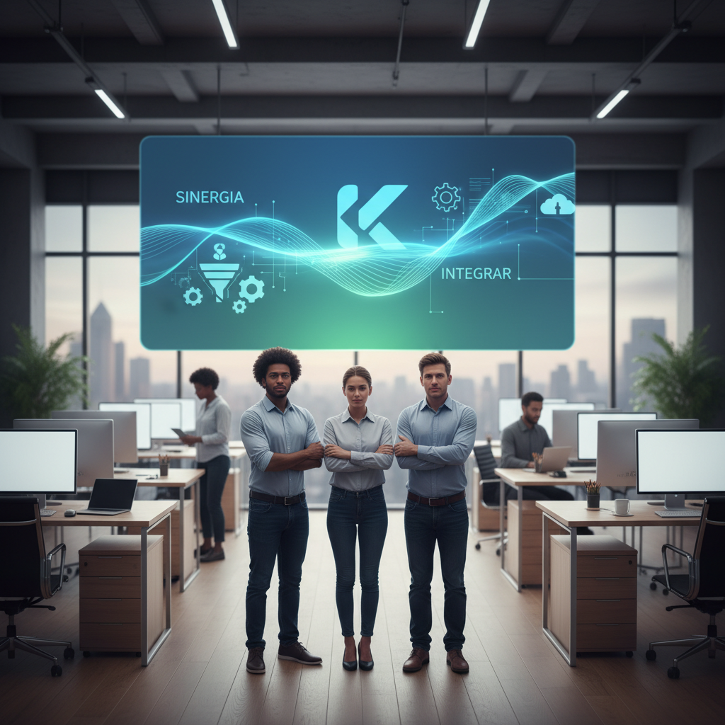 Ilustração: A Força da Sinergia: Por Que Integrar Kommo CRM e Calendly? - Como Integrar Kommo CRM e Calendly: Otimize Agendamentos de Vendas e Reuniões