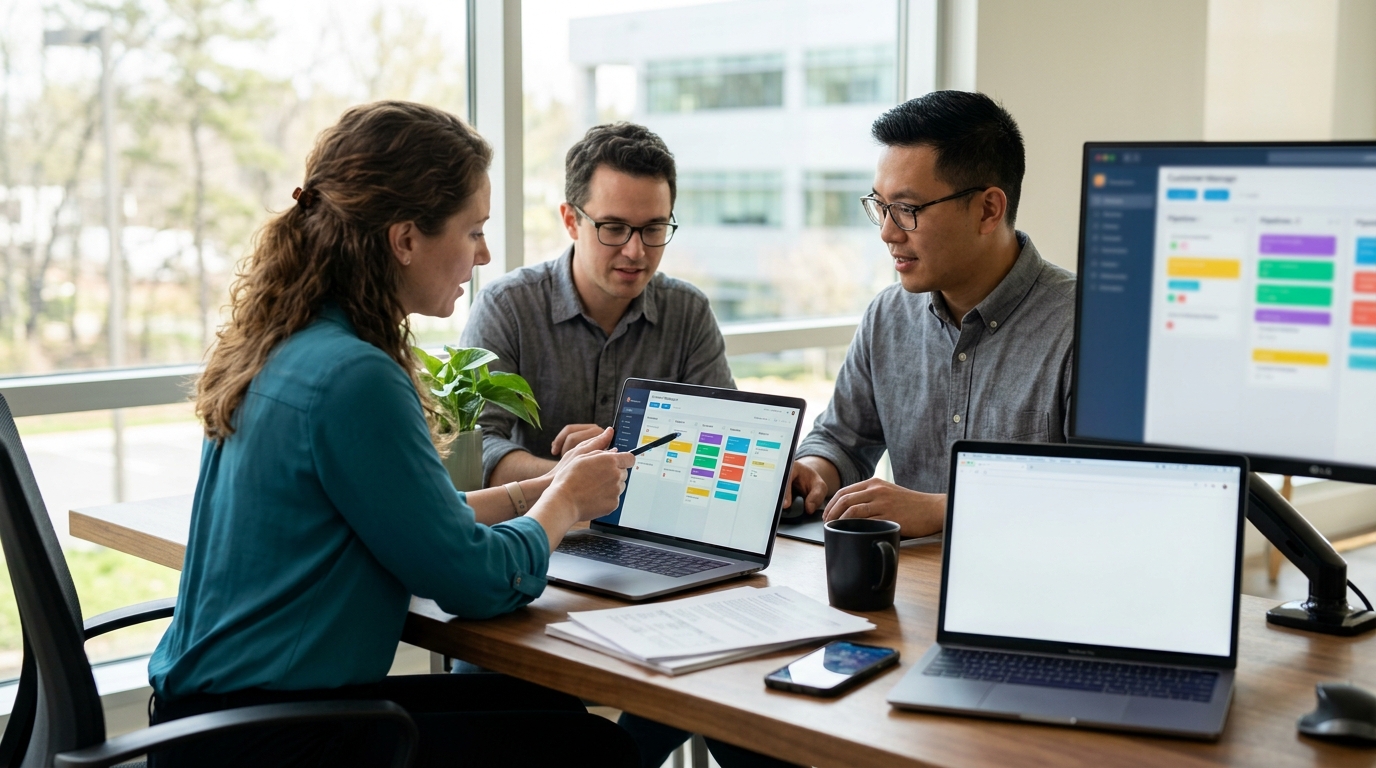 Ilustração: Por Que Integrar Kommo CRM com Google Ads? - Como Integrar Kommo CRM com Google Ads para Otimizar Campanhas e Aumentar Vendas