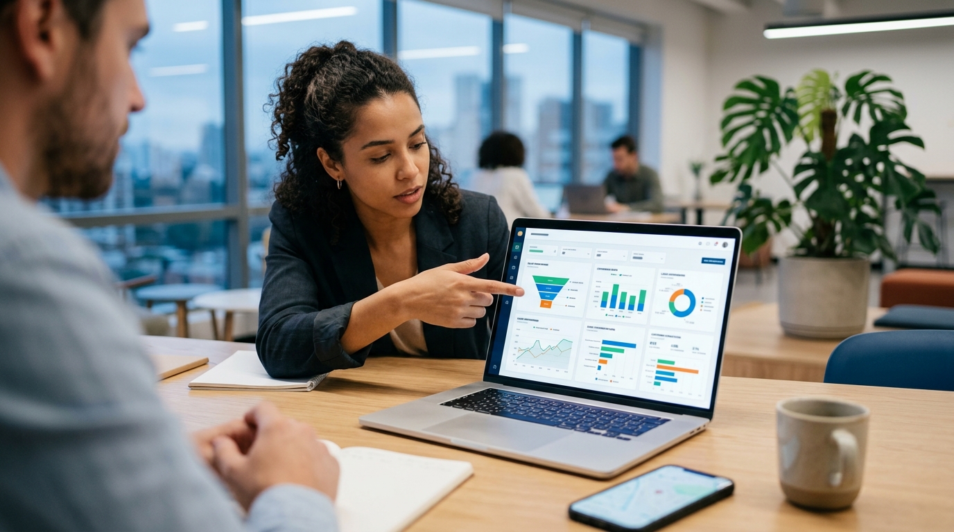 Ilustração: Maximizando Resultados: Estratégias de Otimização com Kommo e Google Ads - Como Integrar Kommo CRM com Google Ads para Otimizar Campanhas e Aumentar Vendas