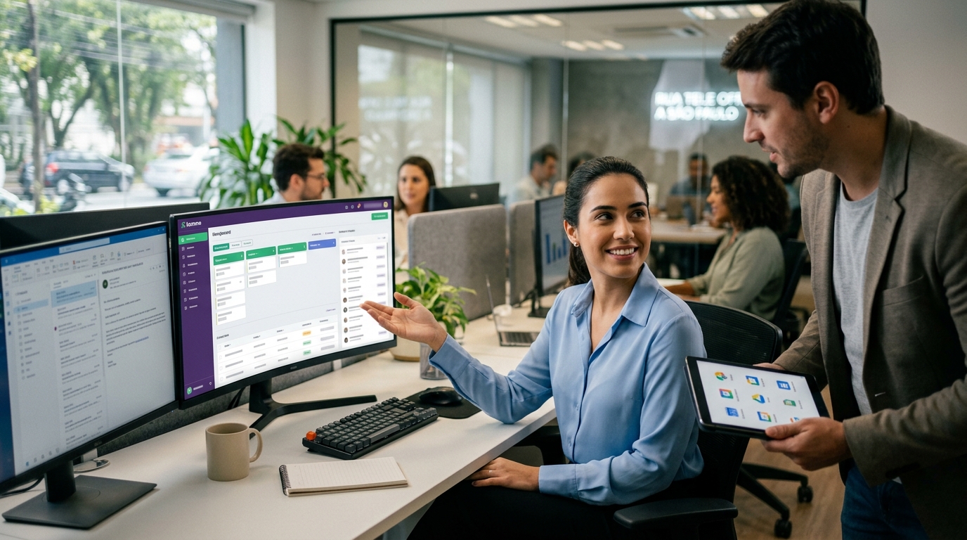 Ilustração: Por Que a Integração Kommo CRM e Google Calendar é Essencial? - Integre Kommo CRM ao Google Calendar: Otimize Agendamentos e Reuniões Automaticamente