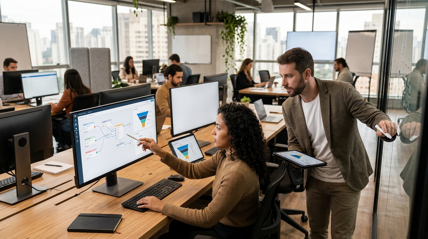 Ilustração: Por Que Integrar Kommo CRM e Mercado Pago? - Integrar Kommo CRM e Mercado Pago: Guia Completo para Automação de Vendas e Cobranças