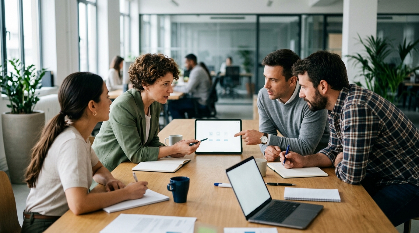 Ilustração: Melhores Práticas para Maximizar a Colaboração e a Produtividade - Como Integrar Kommo CRM com Microsoft Teams para Vendas e Produtividade