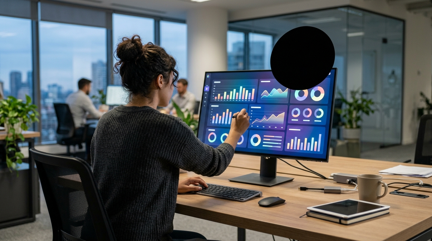 Ilustração: Construindo Seu Primeiro Dashboard Dinâmico no Power BI - Como Integrar Kommo CRM com Power BI: Dashboards Dinâmicos para Vendas e Marketing