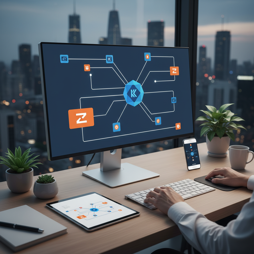 Ilustração: Por Que Integrar Kommo CRM com Zapier? - Integração Kommo CRM com Zapier: Automação Inteligente para seu Negócio