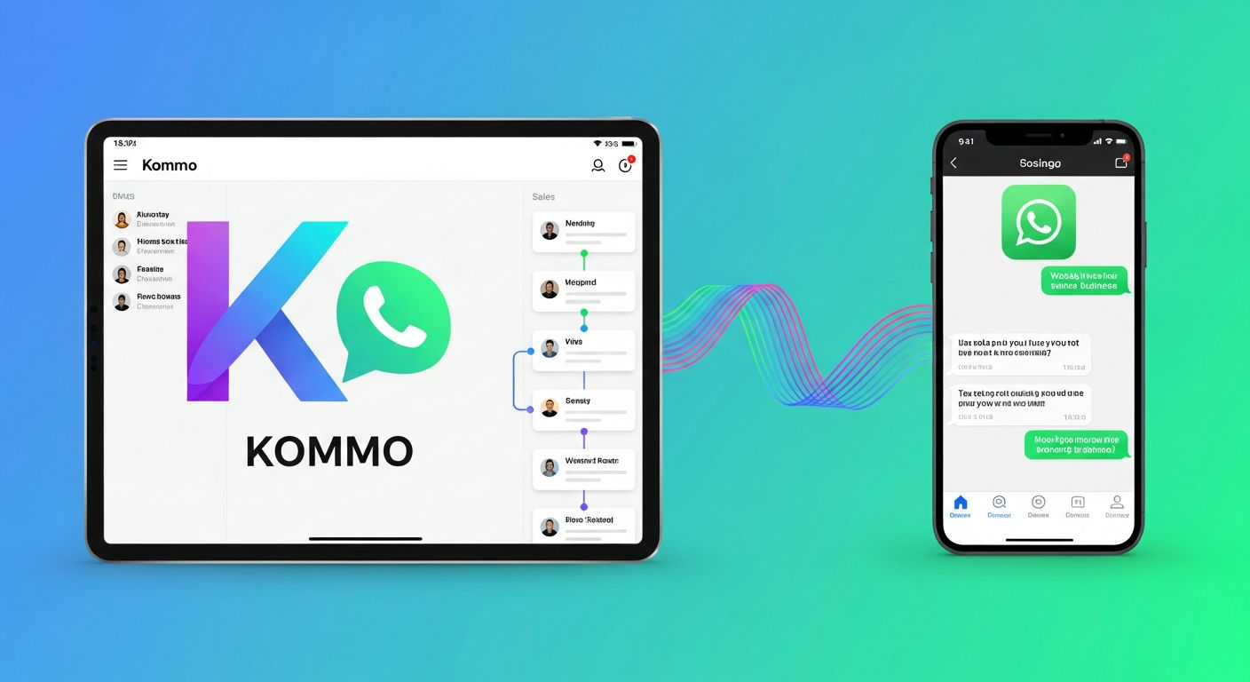 Imagem de capa: Integração Kommo e WhatsApp Business: Tutorial Definitivo para Vendas Diretas