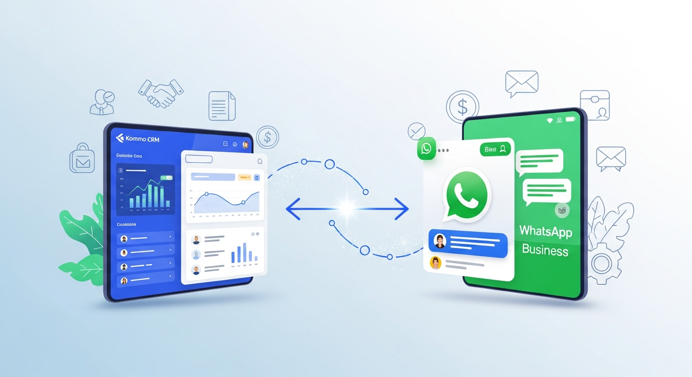 Ilustração: Introdução: O Poder da Integração Kommo e WhatsApp Business - Integração Kommo e WhatsApp Business: Tutorial Definitivo para Vendas Diretas