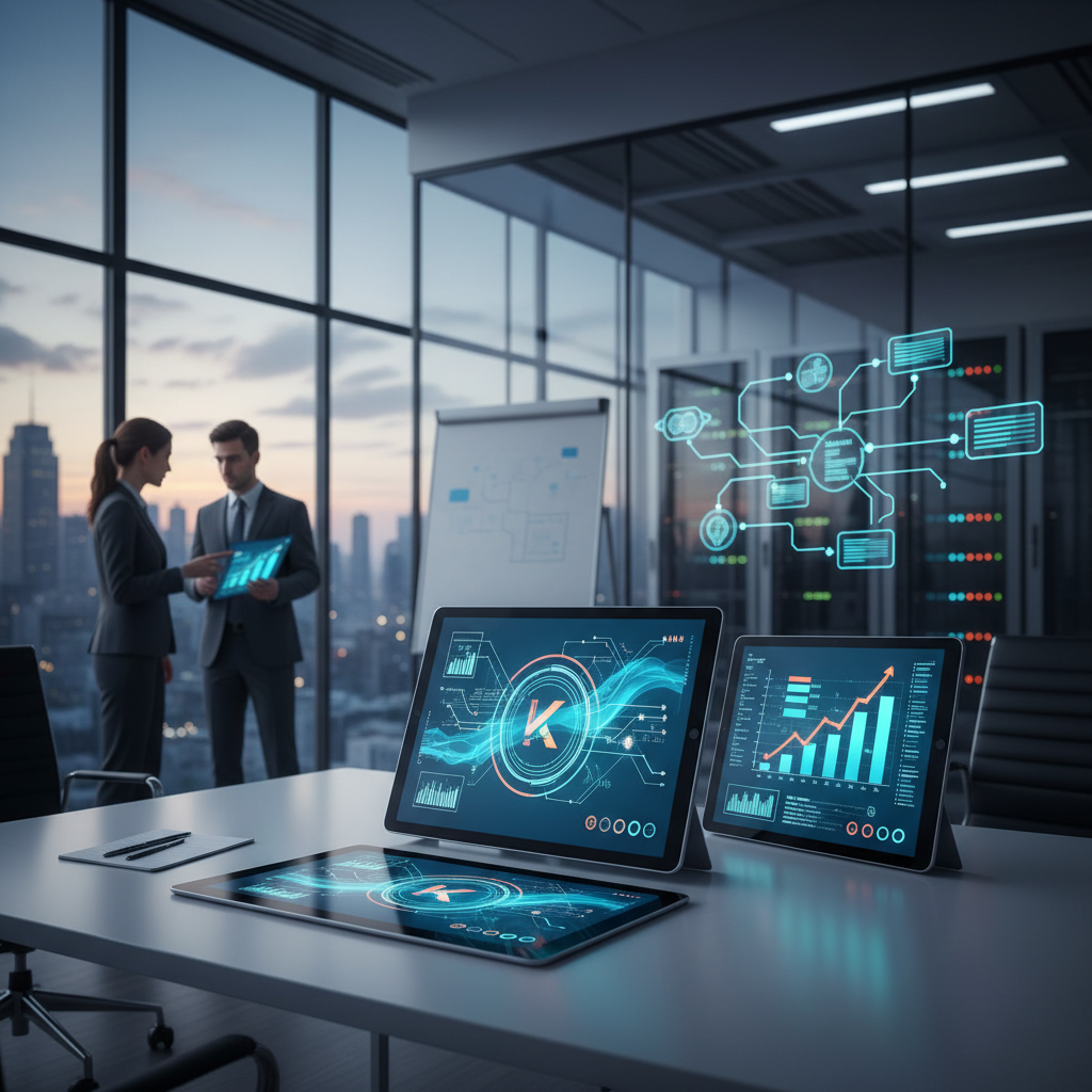 Ilustração: Por Que o Kommo CRM é Ideal para Imobiliárias? - Kommo CRM para Imobiliárias: Automação de Vendas e Atendimento Eficiente