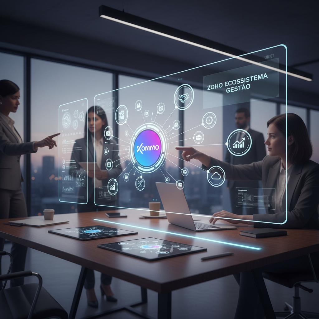 Ilustração: Zoho CRM: O Ecossistema Completo para Gestão de Clientes - Kommo CRM vs Zoho CRM: Qual o Melhor para Pequenas e Médias Empresas em 2024?