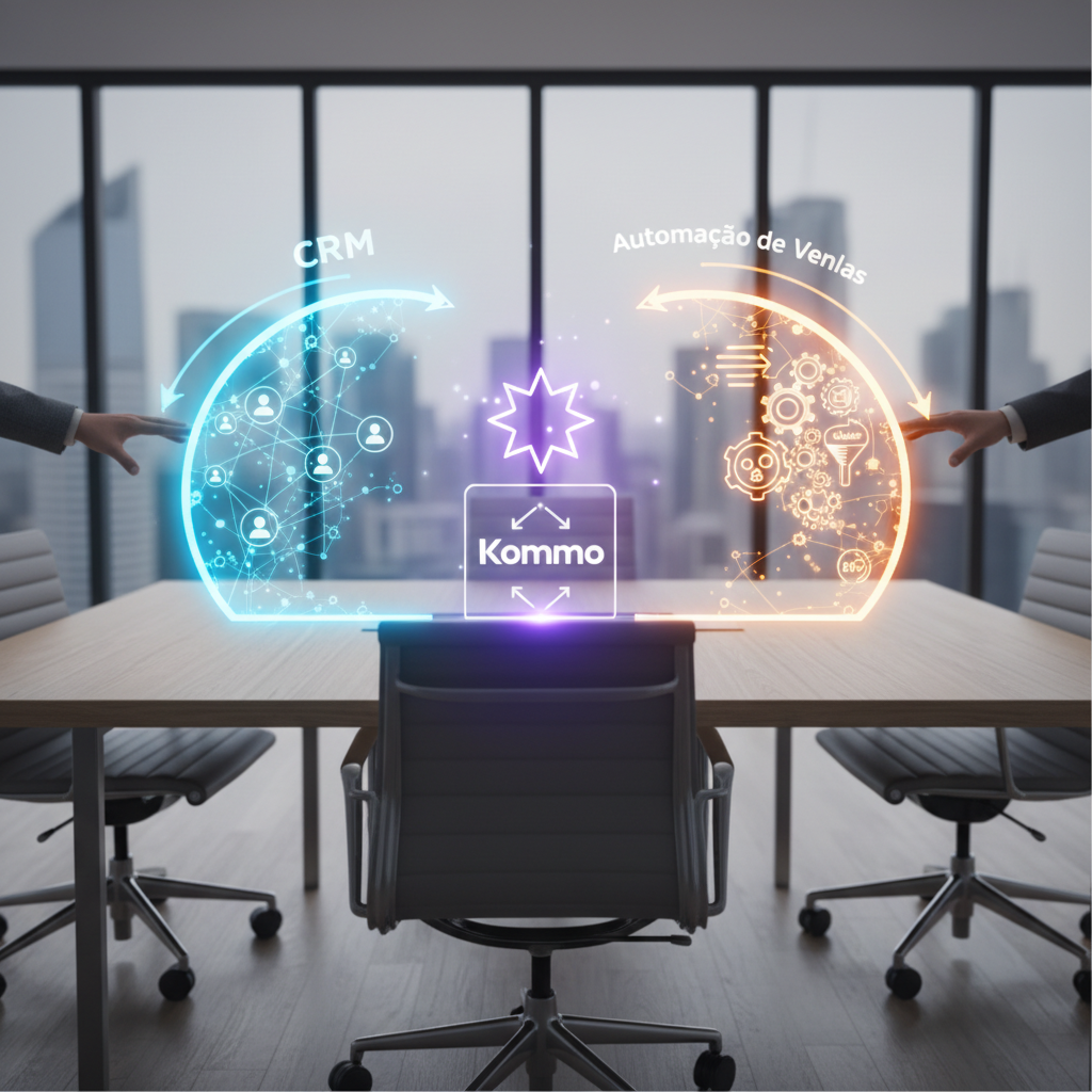 Ilustração: Qual CRM Escolher? Definindo o Cenário Ideal para Sua PME - Kommo CRM vs Zoho CRM: Qual o Melhor para Pequenas e Médias Empresas em 2024?