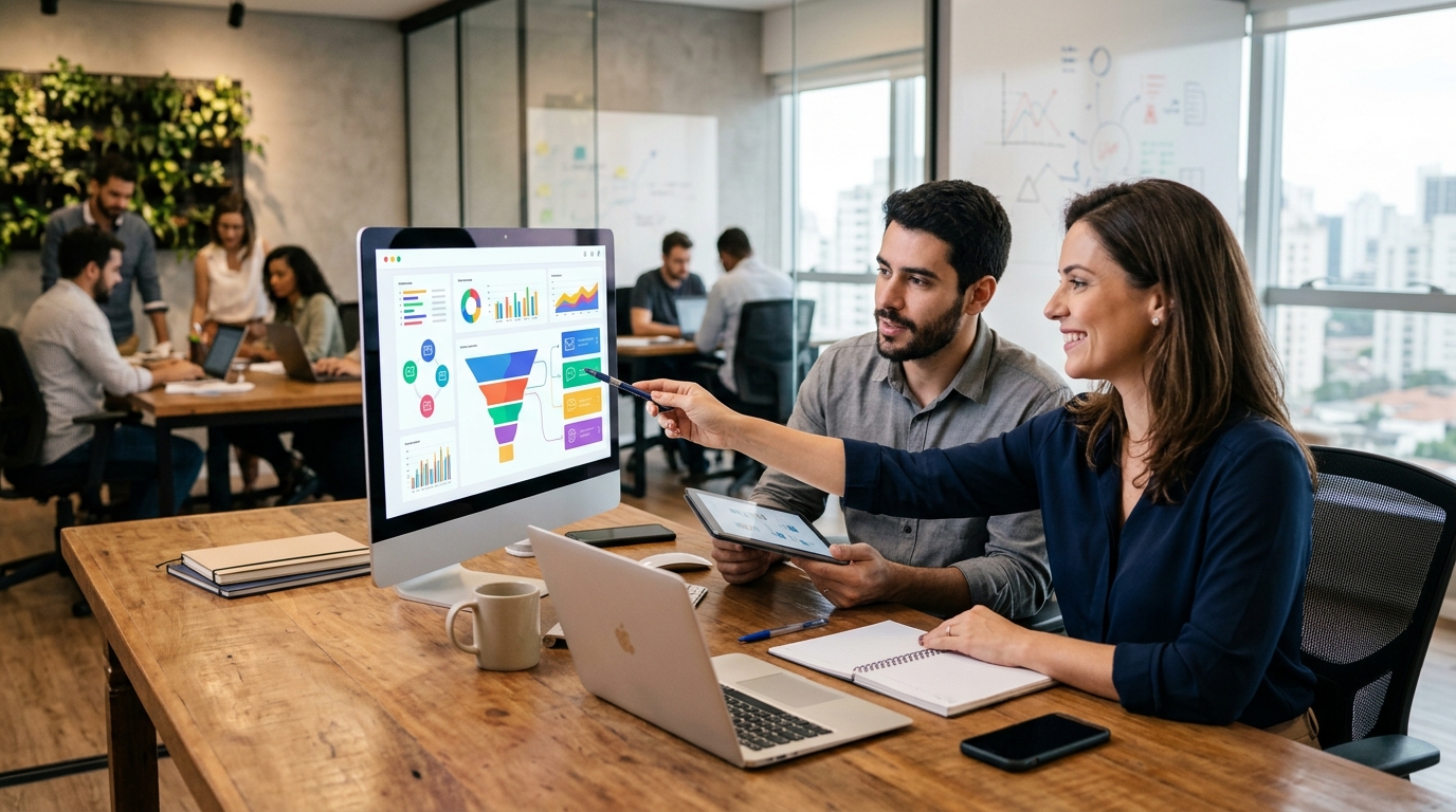 Ilustração: O Que é Conteúdo Dinâmico no Kommo CRM? - Como Personalizar Conteúdo Dinâmico no Kommo CRM para Campanhas de Vendas Hyper-Segmentadas