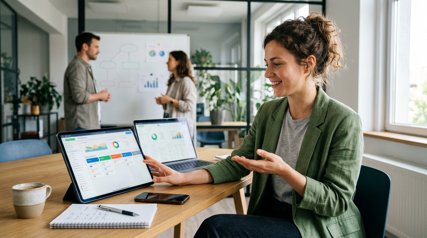 Ilustração: Melhores Práticas para Conteúdo Dinâmico e Hyper-Segmentação - Como Personalizar Conteúdo Dinâmico no Kommo CRM para Campanhas de Vendas Hyper-Segmentadas