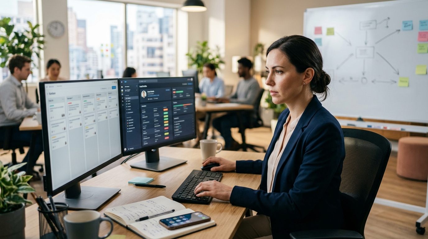 Ilustração: O Desafio da Qualificação de Leads Pós-Evento Online - Salesbot Kommo para Qualificação de Leads em Eventos Online: Guia Prático e Automação Eficaz