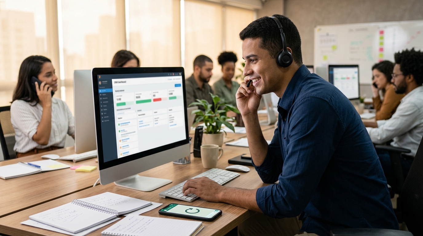 Ilustração: Reativando Ex-Leads com o Salesbot Kommo: Táticas Inteligentes - Salesbot Kommo: Estratégias Avançadas para Reengajamento de Clientes Inativos e Ex-Leads